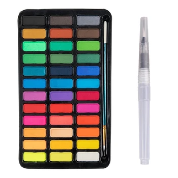 LE Farby, Akvarelové Farby Box Multicolor Prenosný Mini Akvarelových farieb Začiatočník Nastaviť Umelecké potreby
