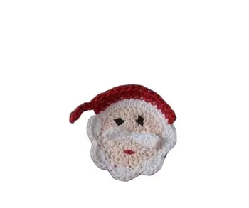 NOVÉ Ručné čipiek, bavlny háčkovanie Santa Claus tabuľka miesto mat placemat pad dráha kuchyňa doily Vianočný darček