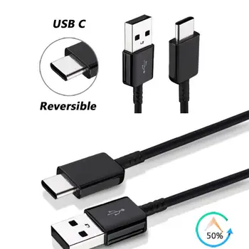 1.2 m Nový Vysoko Kvalitný USB C Typ C Rýchle Nabíjanie Káble Podporovať Prenos Dát Vysokou Rýchlosťou Prenosu Linky pre Samsung S8 S10+