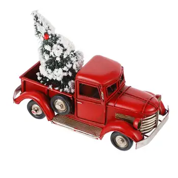 1 ks Truck Ornament Vintage Pickup Truck Odolné Vianočné Železa, Dekorácie, Ozdoby, s Stromu Model pre Kancelárie Školy Domov