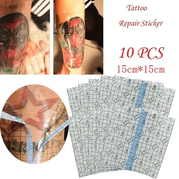 10 ks Nepremokavá Tetovanie Obväz Priedušná Opravy Nálepky Tetovanie Starostlivosť o Pokožku Ochranný Film Tetovanie Film Po Starostlivosť Obväz Október