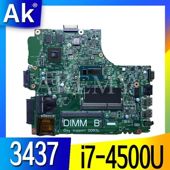 12307-2 PWB VKJ89 REV: A00 Pre DELL 5437 3437 notebook doske CPU i7 4500U GT740M 2G DDR3 test práca