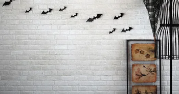 12pcs/set 3D Black Halloween Party Bar Obtlačky Halloween Dekorácie PVC Bat DIY Dekor Stenu, Nálepky Strašidelné Halloween Party Decor