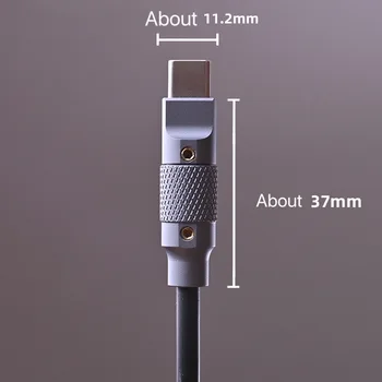 2021 Nové Kelowna typ-C kovový konektor typu C shell prispôsobené dátový kábel USB dátový kábel zapojte