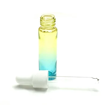 3ks 10 ML Skúmavky Transparentné Kvapkadla Sklo Aromaterapia Kvapalina pre Esenciálny Masážny Olej Pipety Fľašiach Cestovanie