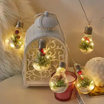 4m Vianočný Svetelný Reťazec LED Dekorácie na Vianočný Stromček String Svetlo Červená Kužeľ Borovica Ihly, Žiarovky, Svetelné String Dovolenku Osvetlenie
