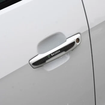4pc Auto Nálepky Bočné Dvere Okraj Chrániča Ochranné Pásy Pre Škoda Kodiaq Vynikajúci Octavia A5 A7 2 Fabia Rýchle Yeti Príslušenstvo