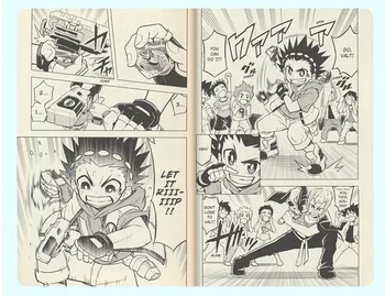 5 Kníh Beyblade Praskla Objem 1-5 Anglický Manga Book Teens Dospelý Karikatúra Komiks, Anime Animáciu Príbeh Libros Knihy