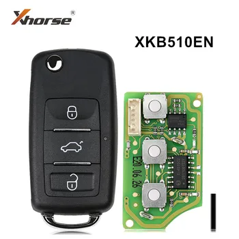 5 ks Xhorse XKB501EN XKB508EN XKB510EN VVDI Drôt diaľkových ovládačov Typ B5 pre VW Volkswagen pre VVDI2 VVDI MINI Kľúčový Nástroj Max