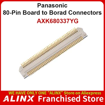 ALINX AXK680337YG: Panasonic 80-pin pre Priemyselné použitie Žena Rada-na-Palube Konektory 0,5 mm Rozteč