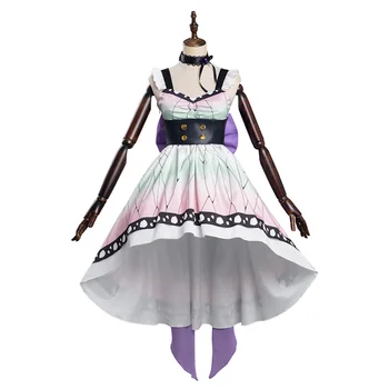 Anime Démon Vrah -Kochou Shinobu Cosplay Kostým Lolita Šaty Oblečenie Halloween Karneval Oblek