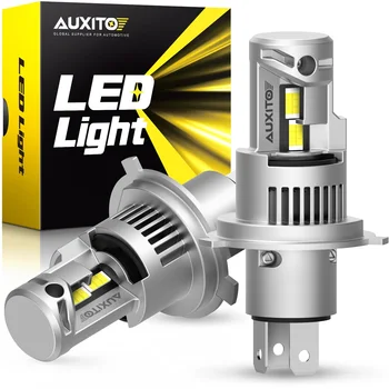AUXITO 2x H4 LED Canbus 20000LM Vysoký Výkon 100W Žiarovky Svetlometu 9003 HB2 Hi/Lo LED Lúča Svetlometu 6000K 12V Motocykel Vedúci Svetlo