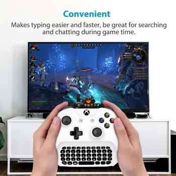 Bezdrôtový Bluetooth Hry Messenger Chatpad Klávesnice Klávesnice Text Pad pre Microsoft Xbox Jeden Xboxone Radič Videa, Hranie Hier
