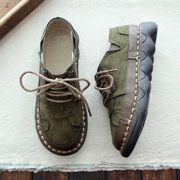 Careaymade-Žien Retro šľachy jediným plytké úst jediné topánky, dámske topánky, nízka top topánky ručne vyrábané originálne čipky až topánky