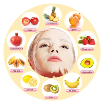 DIY Ovocie Pleťová Maska Maker Organické Ovocie, Zelenina Tvár Ovocie Maska Stroj so Štyrmi Kolagénne Peptidy Tvár Starostlivosť o Pleť Nástroje Darček