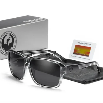 Dragon Klasický Dizajn Polarizované slnečné Okuliare Pre Mužov JAM Vonkajšie Športové Okuliare Ženy Odtiene UV400 Objektív, 12 Farieb Okuliare
