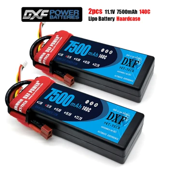 DXF 2 KS Lipo Batérie 3S 11.1 V 11.4 V 14,8 V V 5200mAh 6400mAh 6750mAh 7500mAh 8000mAh 100C 200C 140C 280C 130C 260C pre RC Auto 1/10