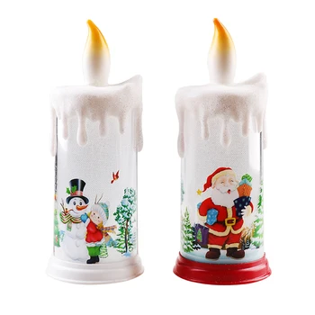 Flameless LED sviečkach Vianočné dekorácie Led Svetlá Čaj pre Narodeniny, Svadby, Vianočné Výzdoba