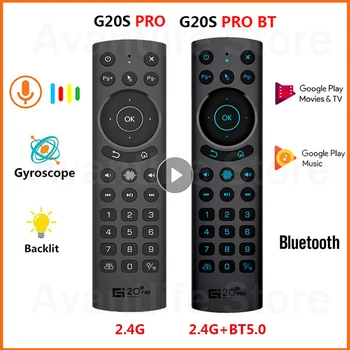 G20BTS PLUS Inteligentný Hlasový Diaľkové Ovládanie 2.4 G Dual-mode Hlas, Diaľkové Ovládanie, Rádio Frekvencia Bezdrôtových Pre Android TV Box
