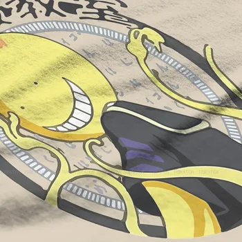 Koro Sensei Úsmev Hip Hop Tričko Atentát Triede Octopus Učiteľ Štýl Streetwear Voľný čas T Shirt 4XL 5XL Dievča