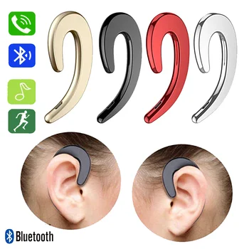 Kostné Vedenie Bluetooth Slúchadlá Prenosné Bežecké Športy Jednostranné Bezdrôtový Headset Visí Ucho Hearphones Pre Xiao Iphone