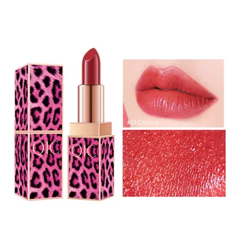 Leopard Rúž Hydratačný Make-Up Zamatový Matný Ružový Rúž Nepremokavé Lipstains Sexy Lesklý Červený Kozmetika Pigment Nahé Rouge