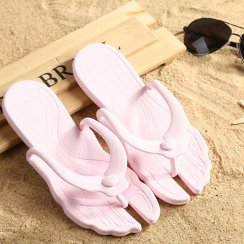 Letné dámske Papuče Skladacie Cestovné Prenosné Papuče Domov Flip-Flops Pláži Ploché Dno Svetlo Žena Muž Flip Flop Sandále