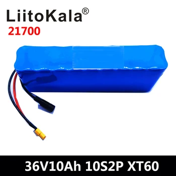 LiitoKala 36V 10ah batéria 21700 5000mah 10S2P batériu 500W vysoký výkon batérie Klince elektrické bicykle BMS XT60