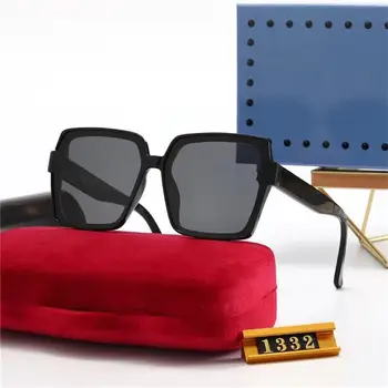 Luxusné slnečné Okuliare Ženy Značky Dizajnér Námestie Slnečné Okuliare s Logom Vintage Nadrozmerné 2021 Trend Žena Slnečné Okuliare