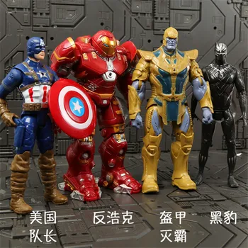 Marvel Avengers 3 Infinity War Filmu, Anime Super Heros Spiderman Kapitán Amerika Iron Man Hulk Thor Superhrdina Akcie Obrázok Hračky
