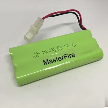 MasterFire Pôvodné 6x AA 7,2 V 1800mAh Nabíjateľná Ni-MH Batéria s Tamiya Konektor pre RC Autá, RC Čln, Diaľkové Hračky