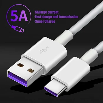 Micro USB Kábel 5A Rýchla Nabíjačka USB Dátový Kábel Mobilný Telefón Nabíjací Kábel pre Samsung Xiao Huawei 0.25 1.5 2 m Typ C nabíjačky