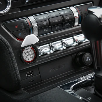 Motor Štart Kryt Pre Ford Mustang 2019-2021 Auto Interiérové Doplnky ABS Farebné Dekorácie, Nálepky