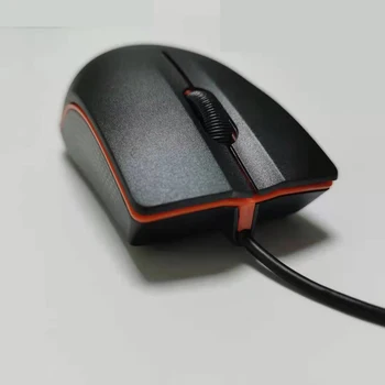 Myš USB Káblové 1000 DPI Optická 3D Myš Príslušenstvo k Počítačom PC Myš pre Tablet Notebook ноутбук Čierna Oranžová Farba