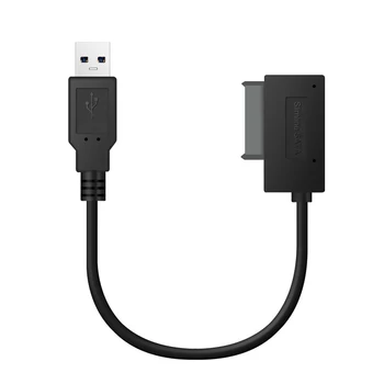 Najnovšie USB 2.0 Mini Sata II 7+6 13Pin Adaptér Converter Kábel Pre Prenosné DVD/CD-ROM Tenká Jednotky Na Sklade Dropshipping
