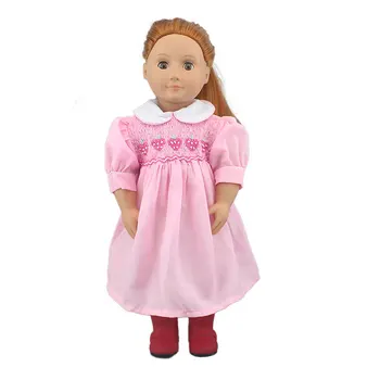 Nové Šaty Jedľa Pre 18-palcové Dievča Bábiku 46 cm American Doll Oblečenie