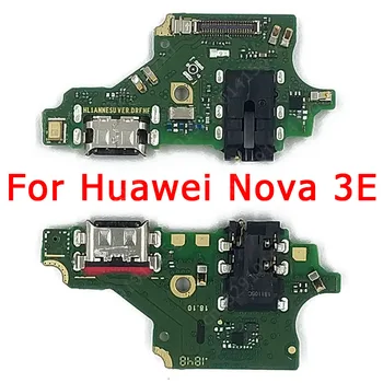 Originálne USB Nabíjanie Rada pre Huawei Nova 3 Nabíjací Port PCB Dock Konektor Flex Kábel Výmena Náhradných Dielov