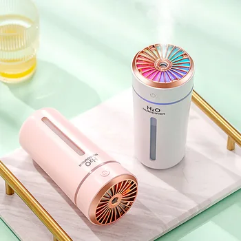Oslniť Farba Aurora Zvlhčovač Vzduchu 270ML Prenosný Ultrazvukový Difúzor USB Zvlhčovače Hmly Maker Čistička Aromaterapia Pre Auto