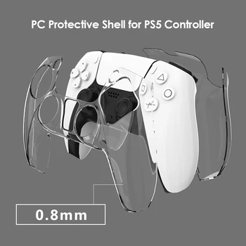 Pleť Transparentné, Jasné, PC Kryt Pre PS5 DualSense Gamepad Ultra Slim Chránič Prípade pre PlayStation 5 Radič Príslušenstvo