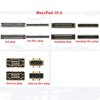 Pre Huawei MatePad 10.4 displej sídlo LCD displej kábel chvost zásuvky batéria FPC konektor nabíjania fpc plug