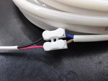 Pripojenie 2pin klip pre drôt pre Kábel pripojenie a led jednofarebné Pásy svetla stlačte pripojiť Bez nutnosti Spájkovania klip konektor