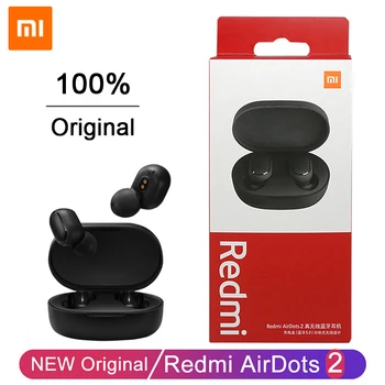 Pôvodný Xiao Redmi Airdots 2 TWS Bezdrôtové Slúchadlá Bluetooth Slúchadlá AI Ovládať Herné Headset s Mikrofónom Bluetooth Slúchadlá
