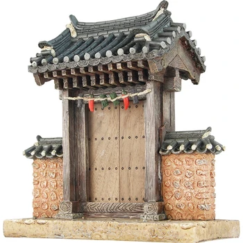 Staroveké Štýl Miniatúrne Krajiny Model Chlapec Narodeniny Hodnota Srdce Museumb Wenchuang