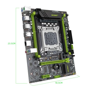 STROJNÍK X79 doske LGA 2011 kit set s xeon E5 2689 a DDR3 ECC 16G(4*4G) RAM surppot SATA M. 2 NVME M. 2 X79-V2.82H