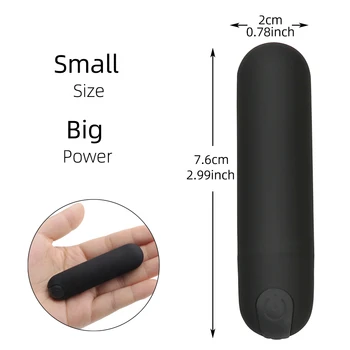 USB Nabíjanie Mini Silný Bullet Vibrátor Ženy Klitorálny Stimulátor Vaginálne G Mieste Masturbácia, Erotické Vibrátory Dospelých, Sexuálne Hračky