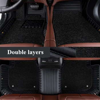 Vysoká kvalita! Vlastné špeciálne auto podlahové rohože pre Bentley Bentayga 2021-2016 odolné dvojité vrstvy koberce, koberce pre Bentayga 2020
