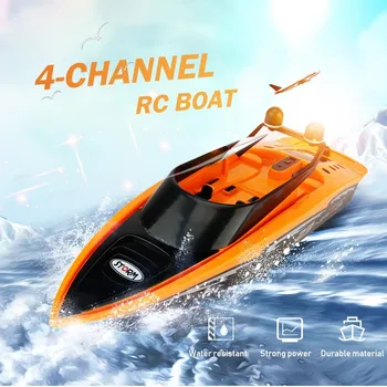 Vysoká Rýchlosť RC Loď 2.4 GHz, 4 Kanálový Racing Ponorka, Model Diaľkové Ovládanie Veslovanie Pre deti Lode, Hračky pre Deti Darček