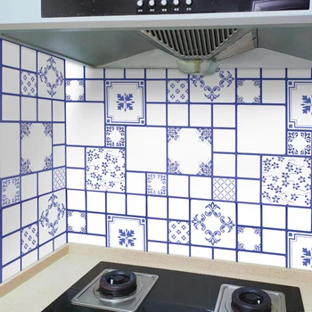 Zahustiť kuchyňa nálepky samolepiace vode a vlhkosti-dôkaz samolepky na stenu vysoká teplota skrinky kuchynskej linke dlaždice