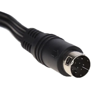 Zbrusu Nová RCA Audio-video Kábel 3RCA 1.8 m 9 pin poniklovaná Audio-Video AV Kábel pre Sega Genesis 2/3